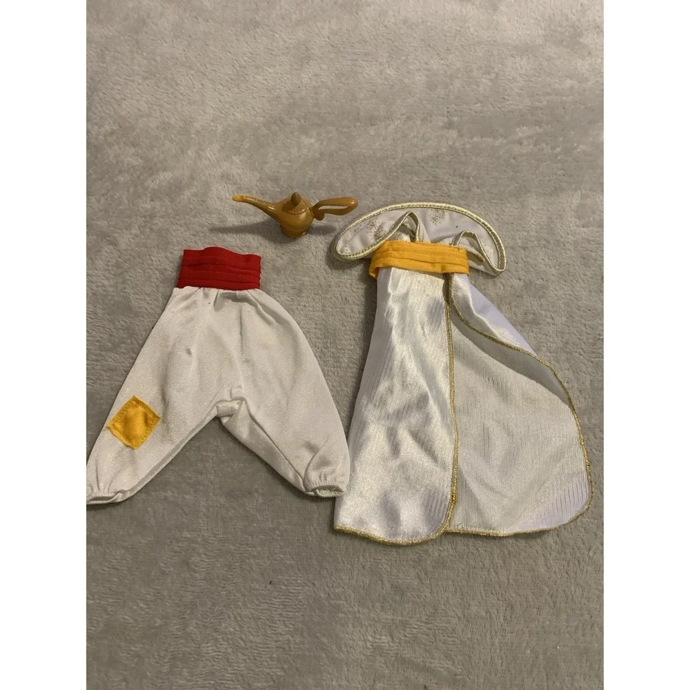 1992 Disney's Aladdin Action Prince Ali #2548 Pants With Patch, Cape, Genie Lamp